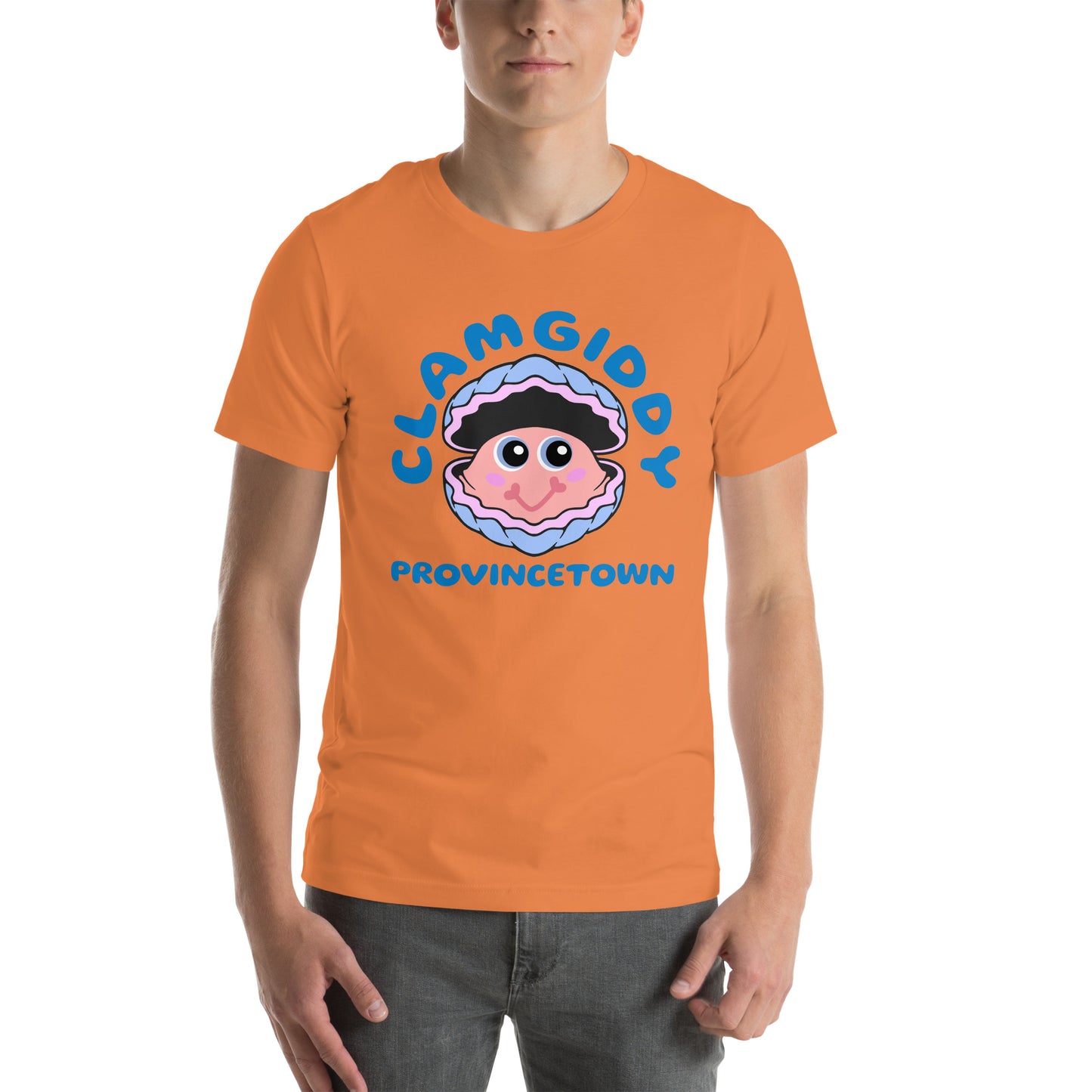 CLAMGIDDY PROVINCETOWN Unisex t-shirt