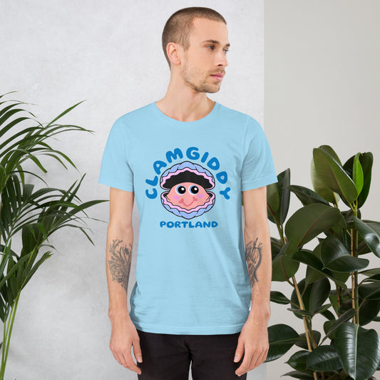 CLAMGIDDY PORTLAND Unisex t-shirt