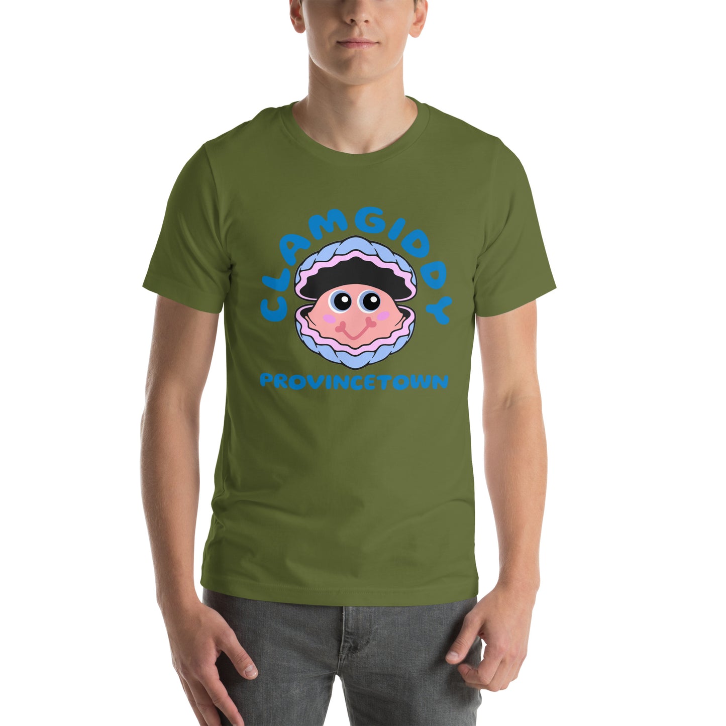 CLAMGIDDY PROVINCETOWN Unisex t-shirt